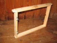 Halb-Rähmchen Gerstung Hoch für Honigraum (26 x 18,5 cm) gezapft in Teilen